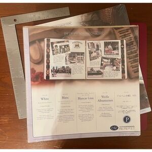 New Creative Memories 12x12 Red Photo Album Scrapbook Page Protectors Old Style